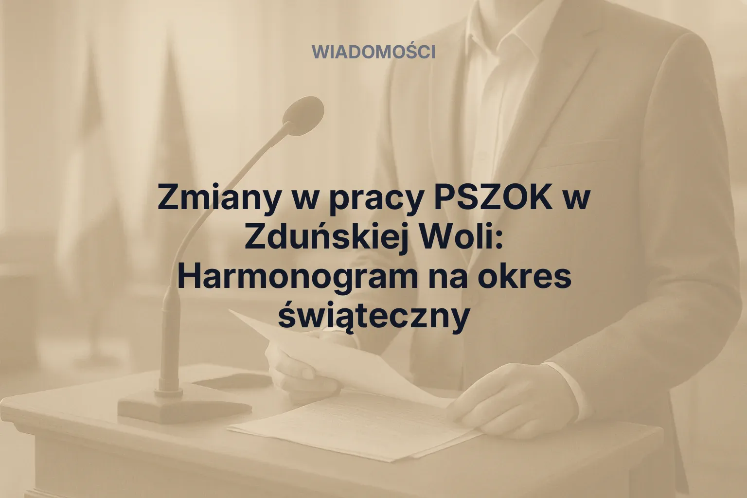 Artykuł: Zmiany w pracy PSZOK w Zduńskiej Woli: Harmonogram na okres świąteczny
