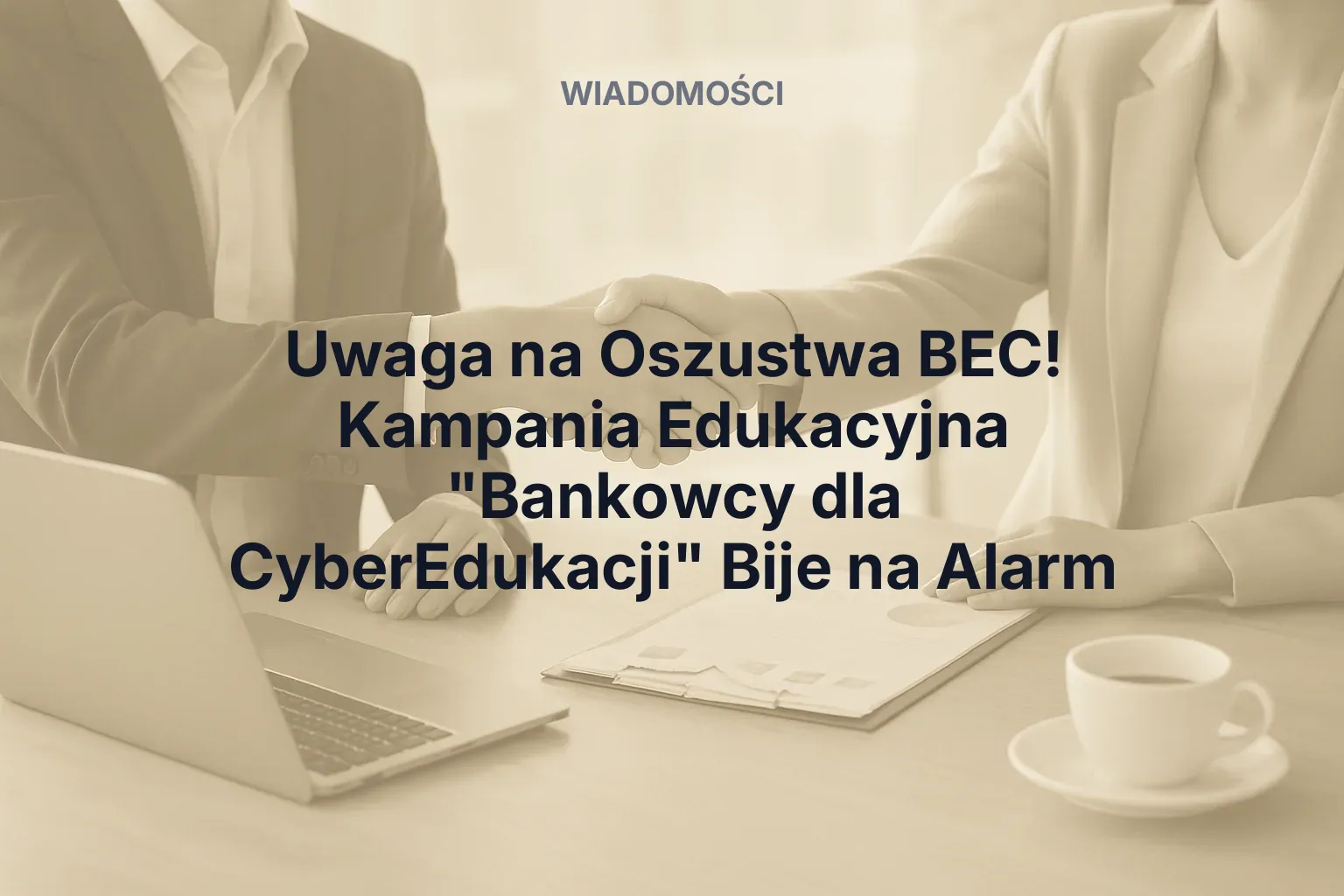 Artykuł: Uwaga na Oszustwa BEC! Kampania Edukacyjna "Bankowcy dla CyberEdukacji" Bije na Alarm